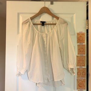 Airy white H&M blouse